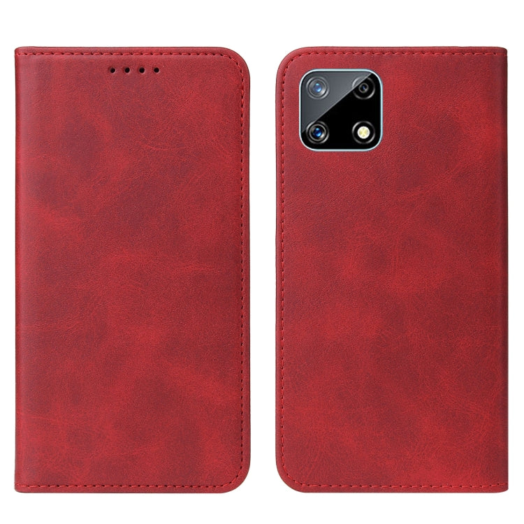 For Realme Narzo Magnetic Closure Leather Phone Case