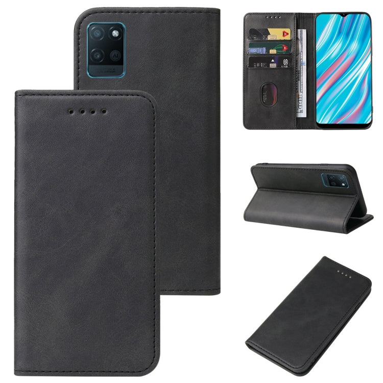 For Realme V11 5G Magnetic Closure Leather Phone Case