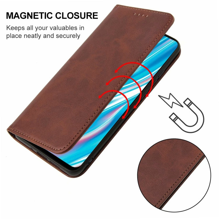 For Realme V11 5G Magnetic Closure Leather Phone Case