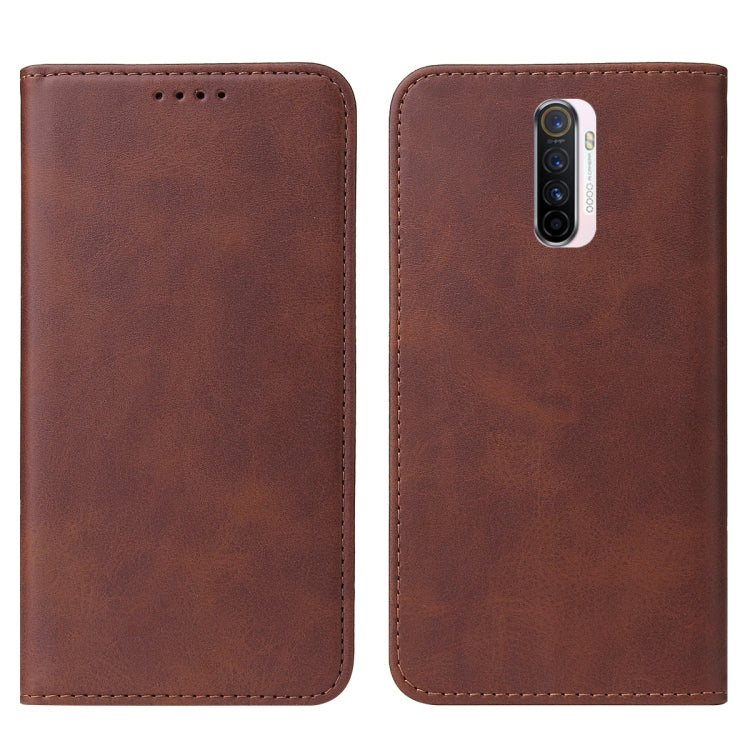 For Realme X2 Pro Magnetic Closure Leather Phone Case