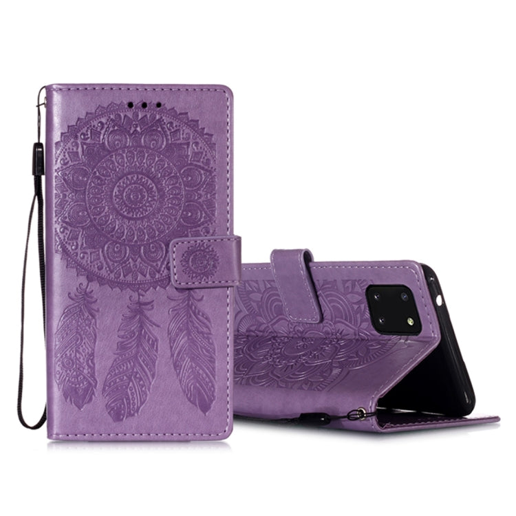For Galaxy Note 10 Lite / A81 / M60s Dream Catcher Embossed Pattern Horizontal Flip Leather Case with Stand & Card Slots & Wallet Function