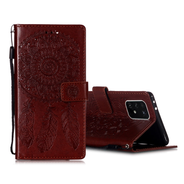 For Galaxy S10 Lite / A91 / M80s Dream Catcher Embossed Pattern Horizontal Flip Leather Case with Stand & Card Slots & Wallet Function