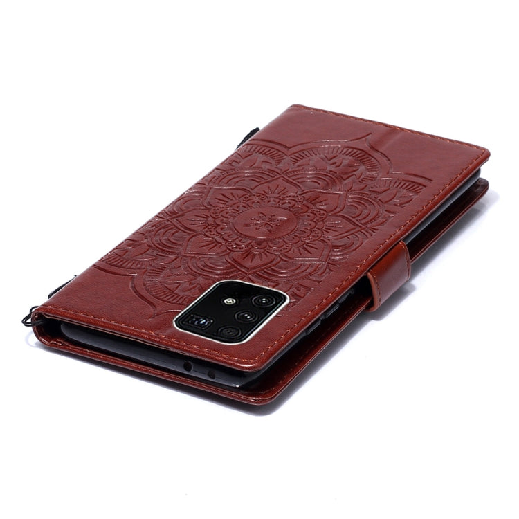 For Galaxy S10 Lite / A91 / M80s Dream Catcher Embossed Pattern Horizontal Flip Leather Case with Stand & Card Slots & Wallet Function