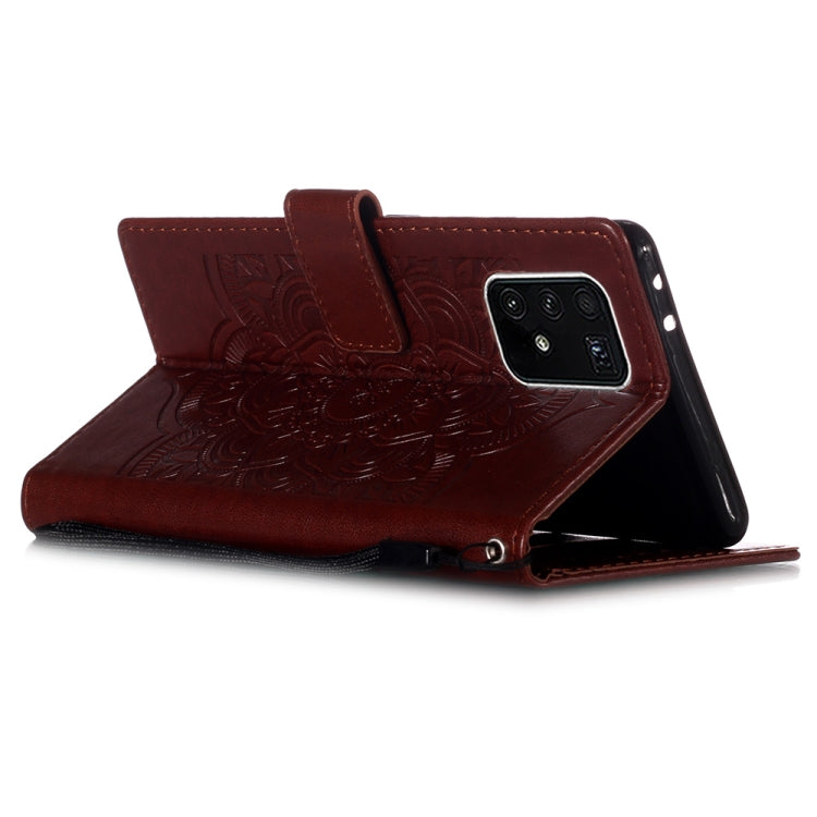 For Galaxy S10 Lite / A91 / M80s Dream Catcher Embossed Pattern Horizontal Flip Leather Case with Stand & Card Slots & Wallet Function
