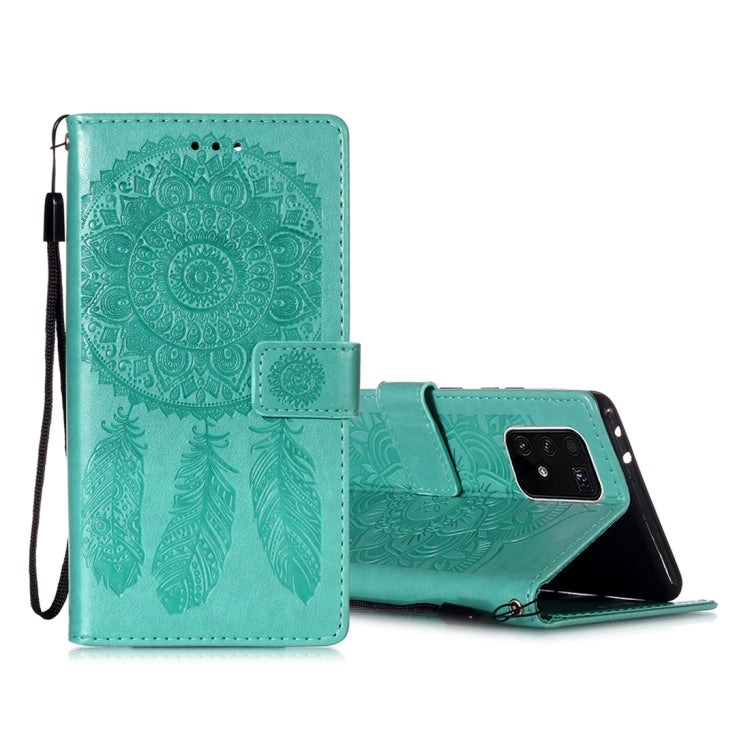 For Galaxy S10 Lite / A91 / M80s Dream Catcher Embossed Pattern Horizontal Flip Leather Case with Stand & Card Slots & Wallet Function