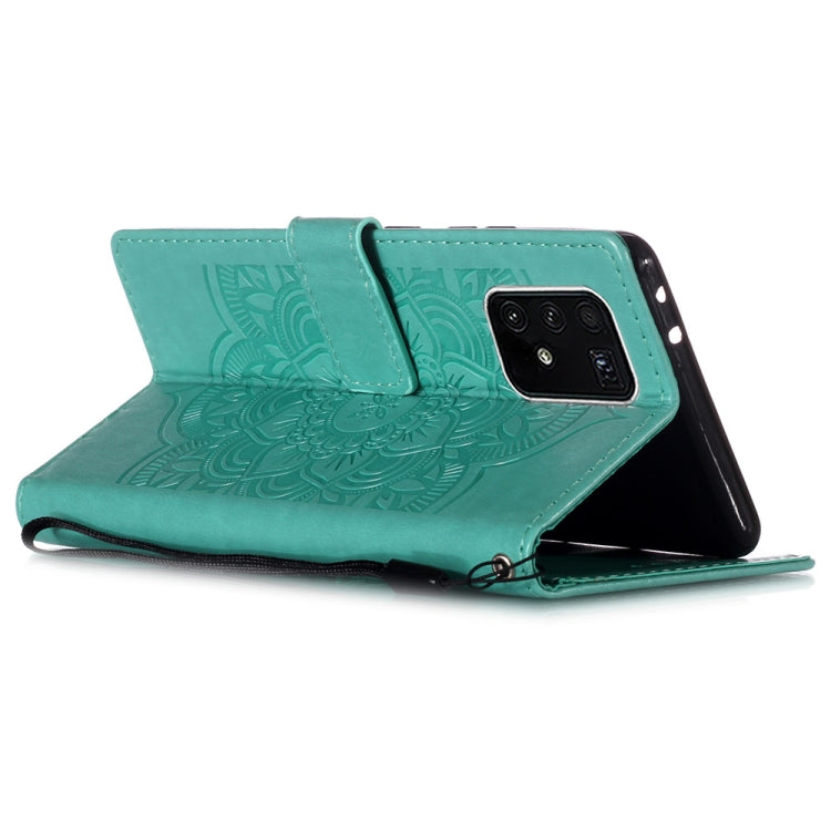 For Galaxy S10 Lite / A91 / M80s Dream Catcher Embossed Pattern Horizontal Flip Leather Case with Stand & Card Slots & Wallet Function