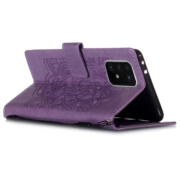 For Galaxy S10 Lite / A91 / M80s Dream Catcher Embossed Pattern Horizontal Flip Leather Case with Stand & Card Slots & Wallet Function