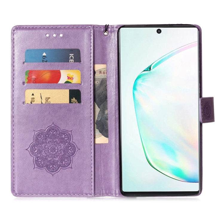 For Galaxy S10 Lite / A91 / M80s Dream Catcher Embossed Pattern Horizontal Flip Leather Case with Stand & Card Slots & Wallet Function