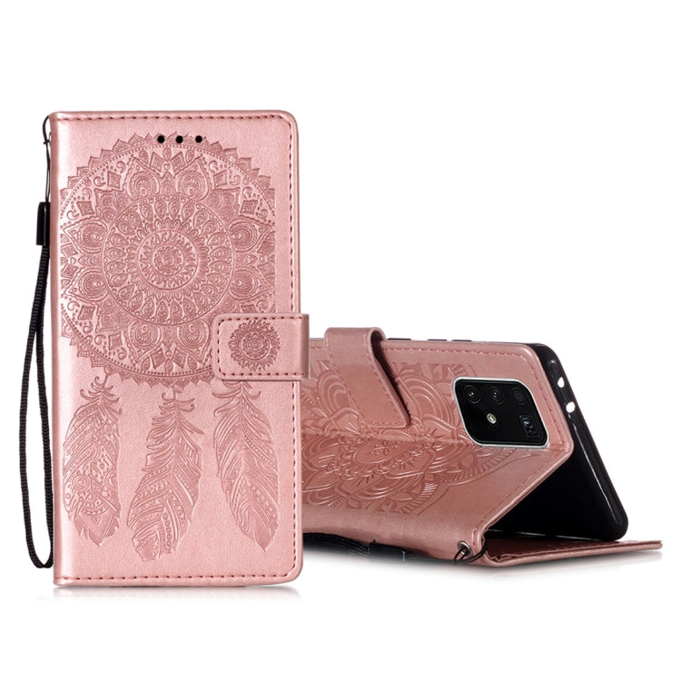 For Galaxy S10 Lite / A91 / M80s Dream Catcher Embossed Pattern Horizontal Flip Leather Case with Stand & Card Slots & Wallet Function