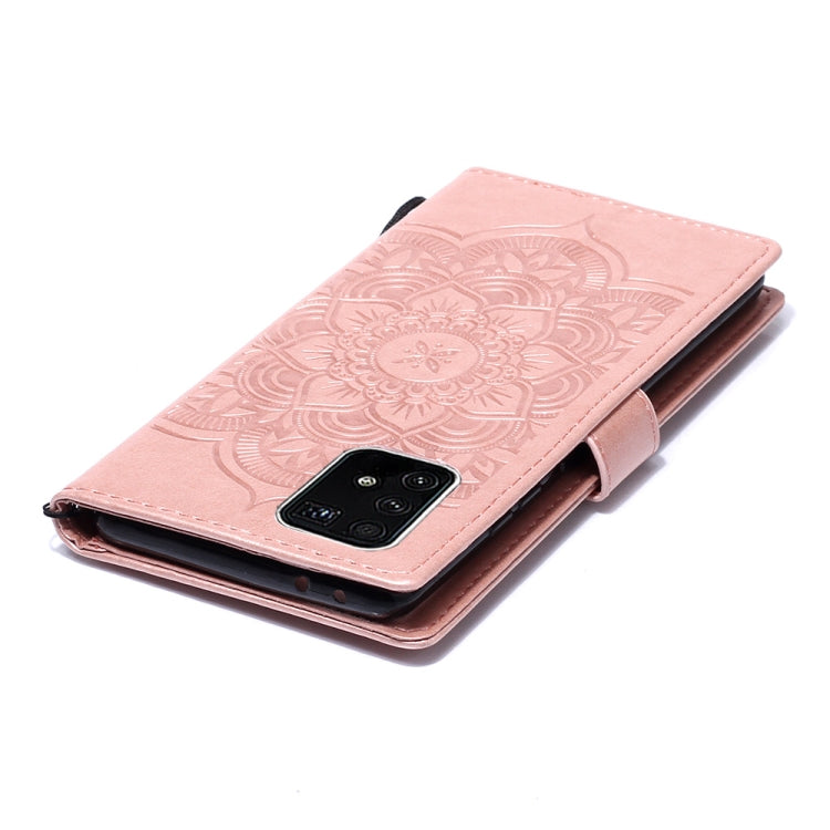 For Galaxy S10 Lite / A91 / M80s Dream Catcher Embossed Pattern Horizontal Flip Leather Case with Stand & Card Slots & Wallet Function