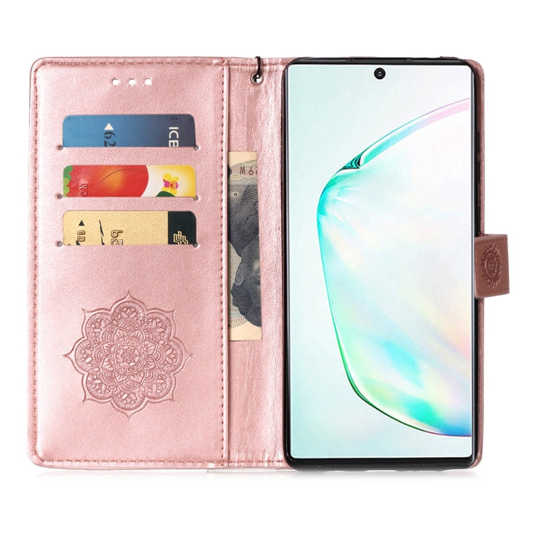 For Galaxy S10 Lite / A91 / M80s Dream Catcher Embossed Pattern Horizontal Flip Leather Case with Stand & Card Slots & Wallet Function