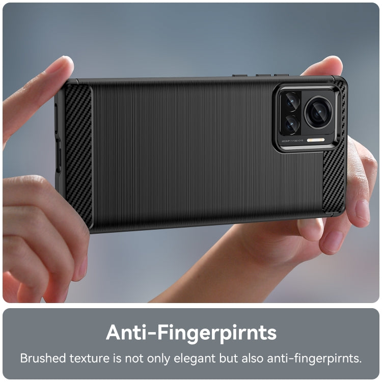 For Motorola Moto X30 Pro/Edge 30 Ultra Brushed Texture Carbon Fiber TPU Phone Case