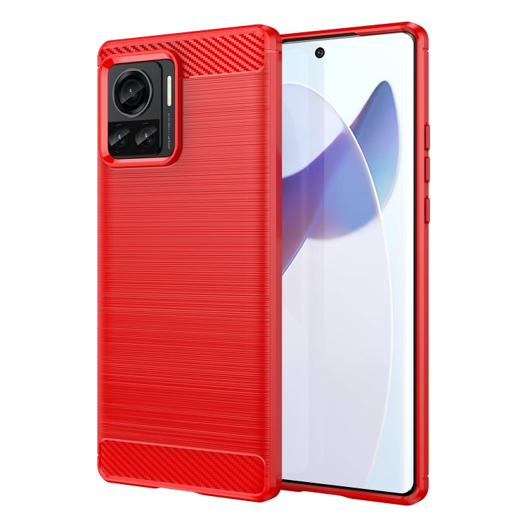 For Motorola Moto X30 Pro/Edge 30 Ultra Brushed Texture Carbon Fiber TPU Phone Case