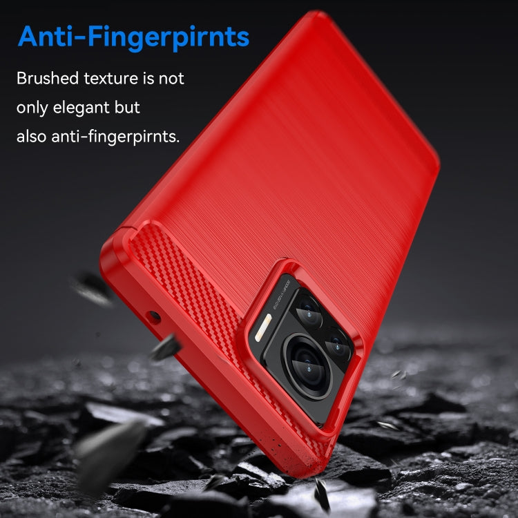 For Motorola Moto X30 Pro/Edge 30 Ultra Brushed Texture Carbon Fiber TPU Phone Case