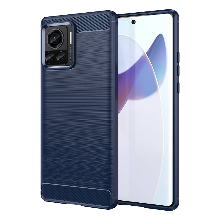 For Motorola Moto X30 Pro/Edge 30 Ultra Brushed Texture Carbon Fiber TPU Phone Case