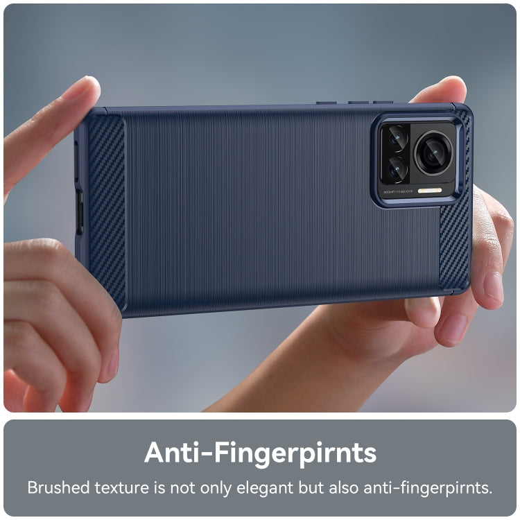 For Motorola Moto X30 Pro/Edge 30 Ultra Brushed Texture Carbon Fiber TPU Phone Case
