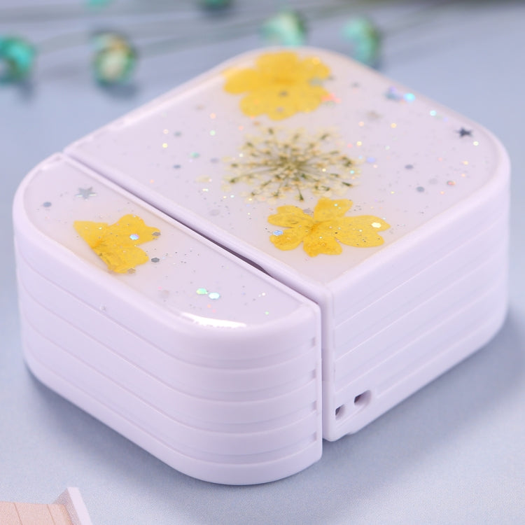 For AirPods 1 / 2 Beautiful Ladies Flowers Pattern Wireless Earphone Protective Case