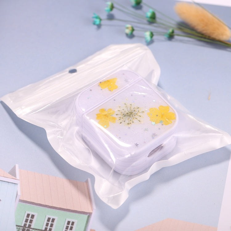 For AirPods 1 / 2 Beautiful Ladies Flowers Pattern Wireless Earphone Protective Case