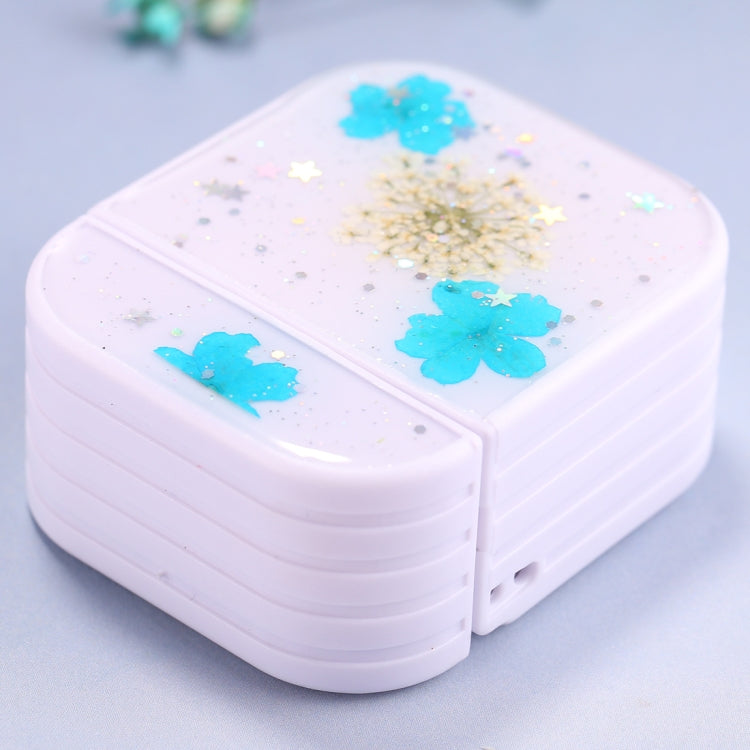 For AirPods 1 / 2 Beautiful Ladies Flowers Pattern Wireless Earphone Protective Case
