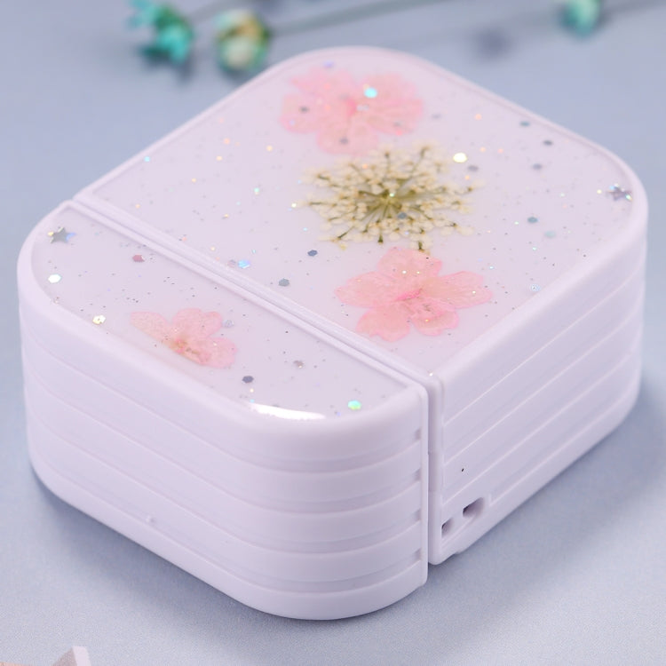 For AirPods 1 / 2 Beautiful Ladies Flowers Pattern Wireless Earphone Protective Case