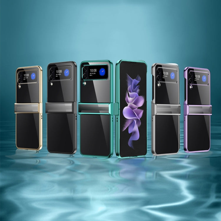 For Samsung Galaxy Z Flip3 5G Electroplating PC Full Coverage Shockproof Phone Case