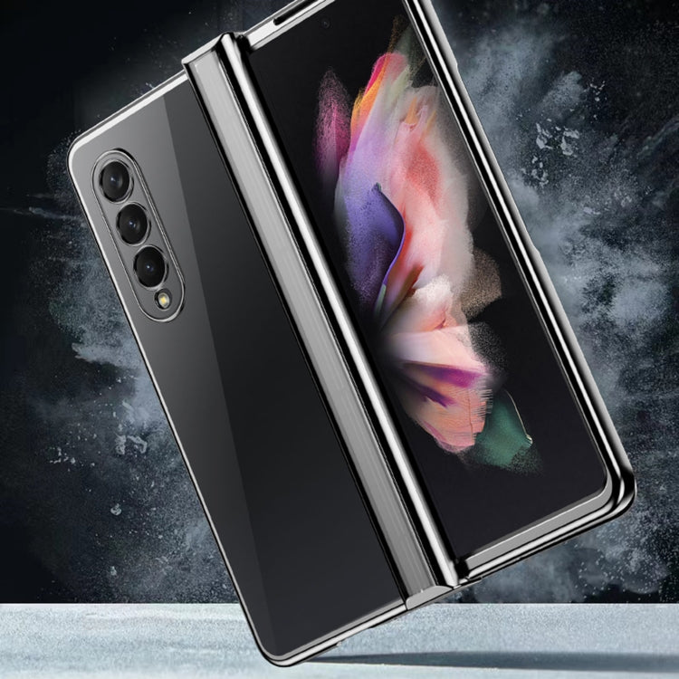 For Samsung Galaxy Z Fold3 5G Electroplating PC Full Coverage Shockproof Phone Case