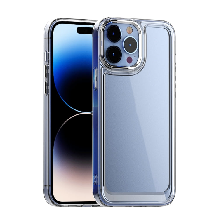 For iPhone 14 Pro Max Acrylic + TPU Shockproof Phone Case (Transparent)