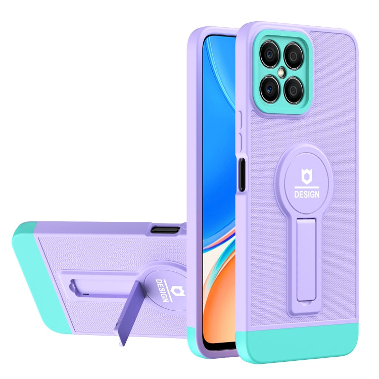 For Honor X8 Small Tail Holder TPU+PC Phone Case