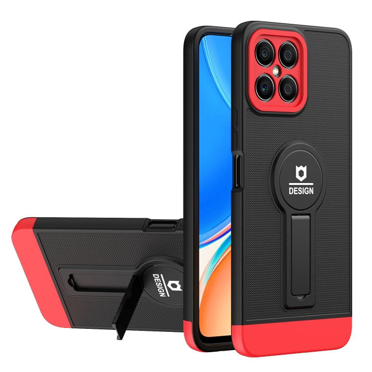 For Honor X8 Small Tail Holder TPU+PC Phone Case