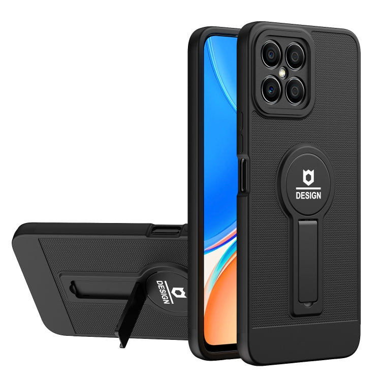 For Honor X8 Small Tail Holder TPU+PC Phone Case
