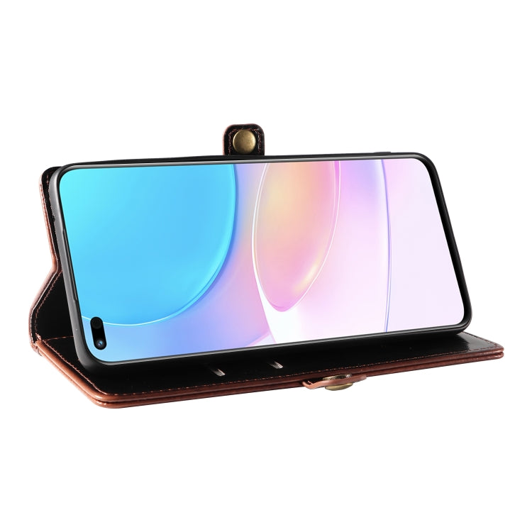 For Huawei nova 8i GQUTROBE RFID Blocking Oil Wax Leather Phone Case
