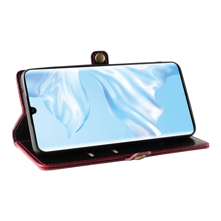 For Huawei P30 Pro GQUTROBE RFID Blocking Oil Wax Leather Phone Case