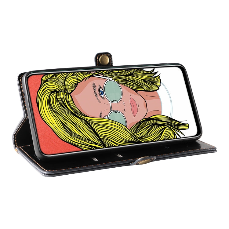 For Huawei P Smart 2019 GQUTROBE RFID Blocking Oil Wax Leather Phone Case