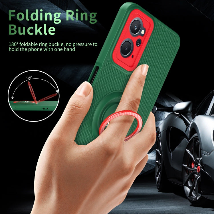 For OPPO A36/A76 4G/A96 4G/Realme 9i Eagle Eye Ring Holder Phone Case