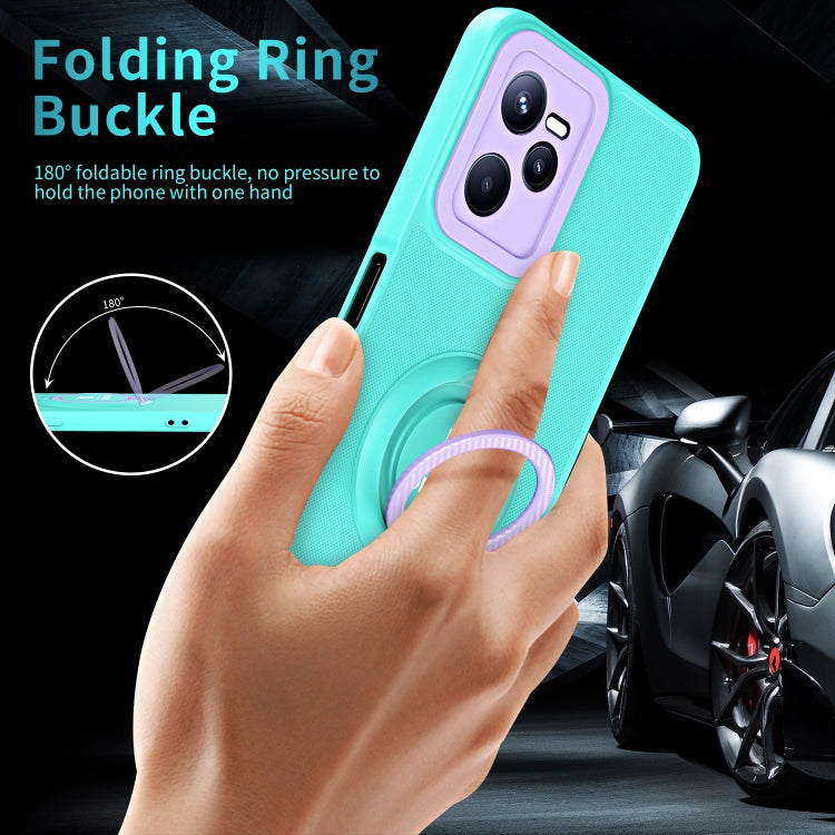 For Realme C35 Eagle Eye Ring Holder Phone Case