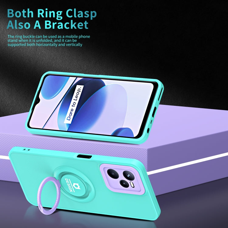 For Realme C35 Eagle Eye Ring Holder Phone Case