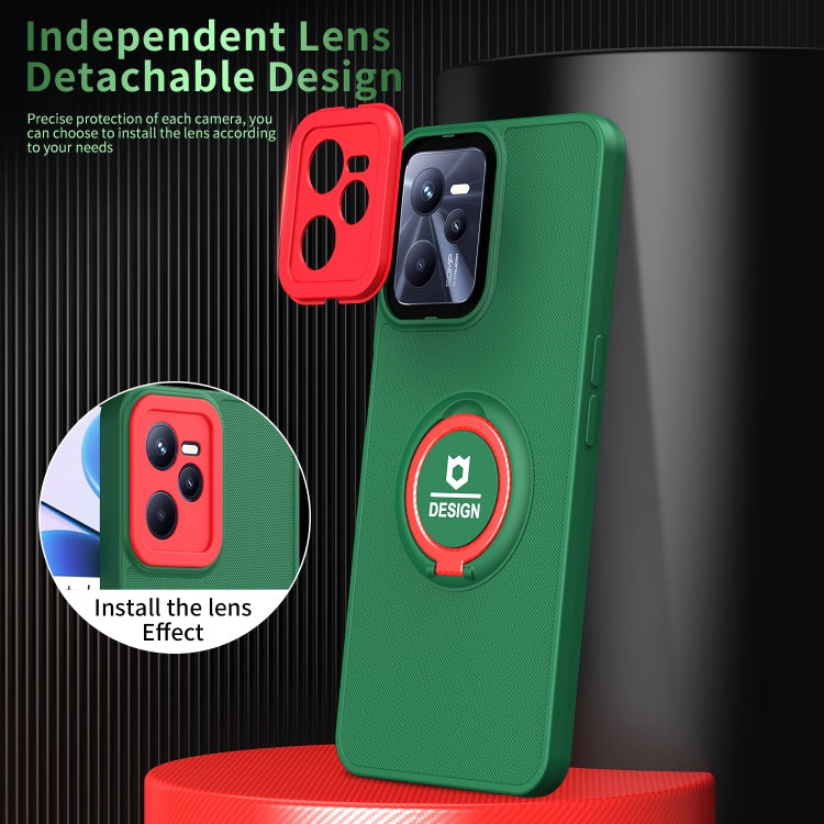 For Realme C35 Eagle Eye Ring Holder Phone Case