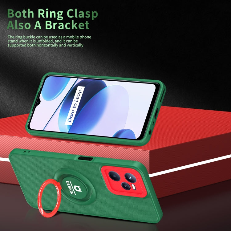 For Realme C35 Eagle Eye Ring Holder Phone Case
