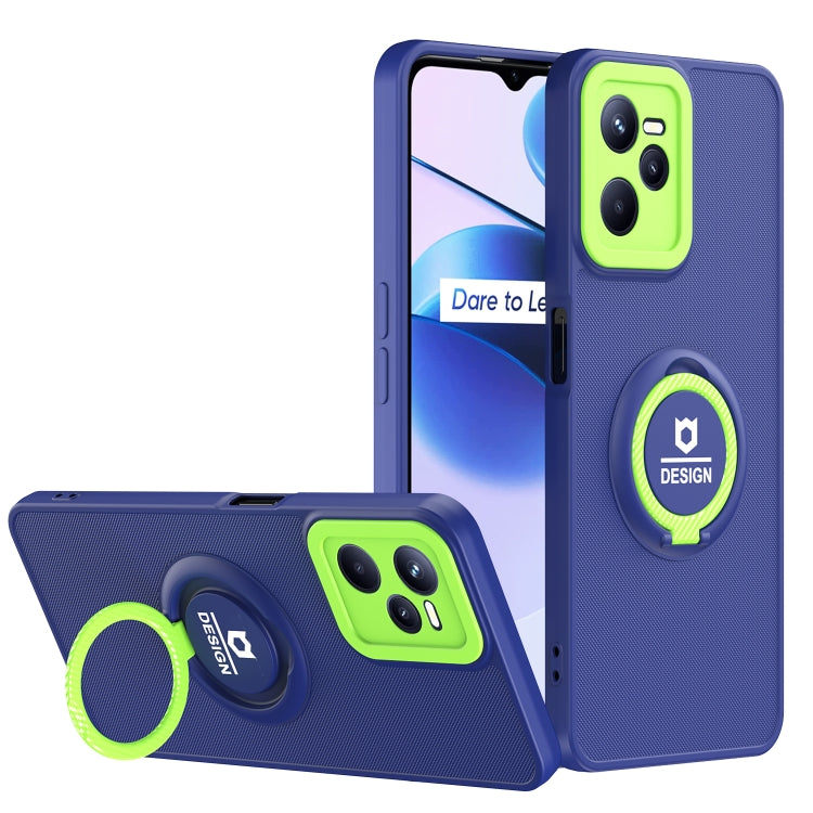 For Realme C35 Eagle Eye Ring Holder Phone Case