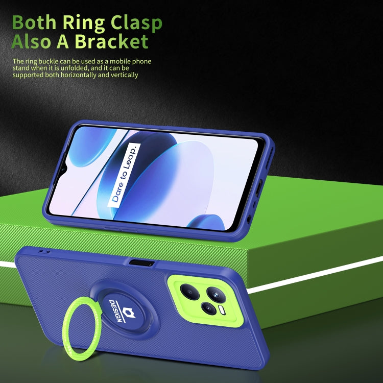 For Realme C35 Eagle Eye Ring Holder Phone Case