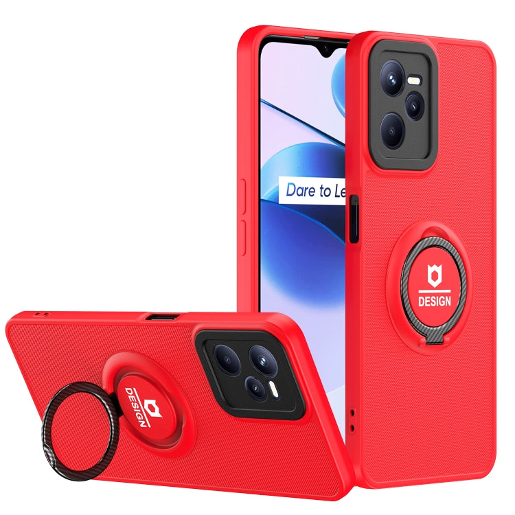For Realme C35 Eagle Eye Ring Holder Phone Case
