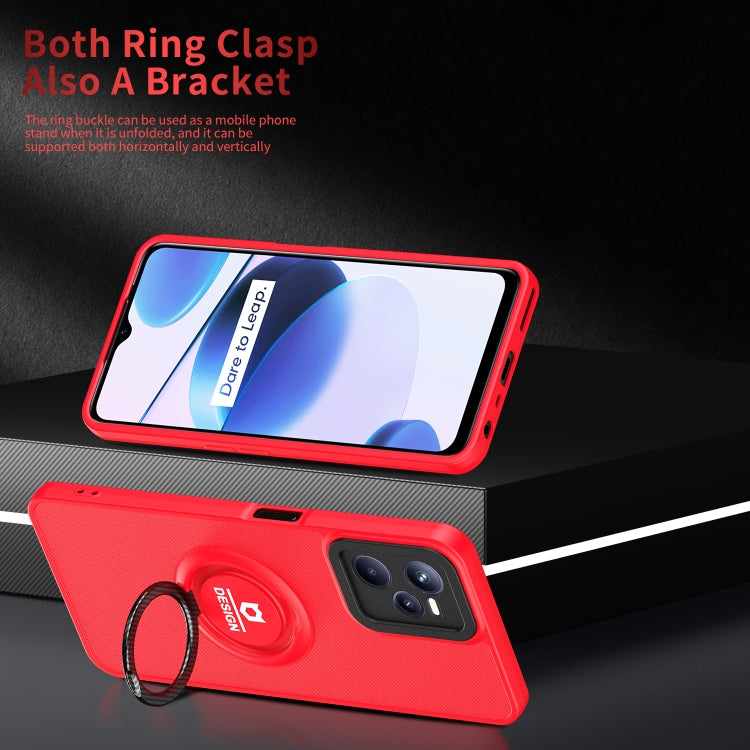 For Realme C35 Eagle Eye Ring Holder Phone Case