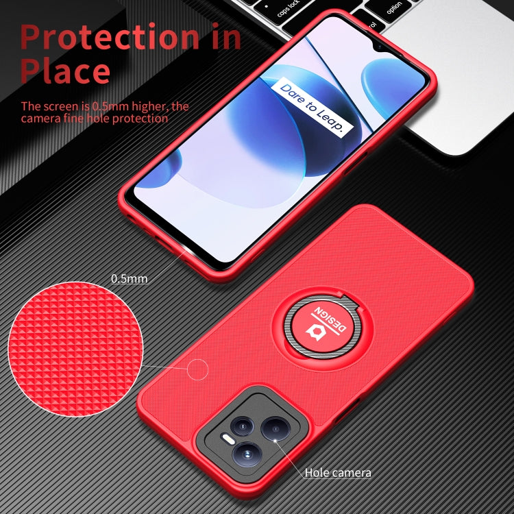 For Realme C35 Eagle Eye Ring Holder Phone Case