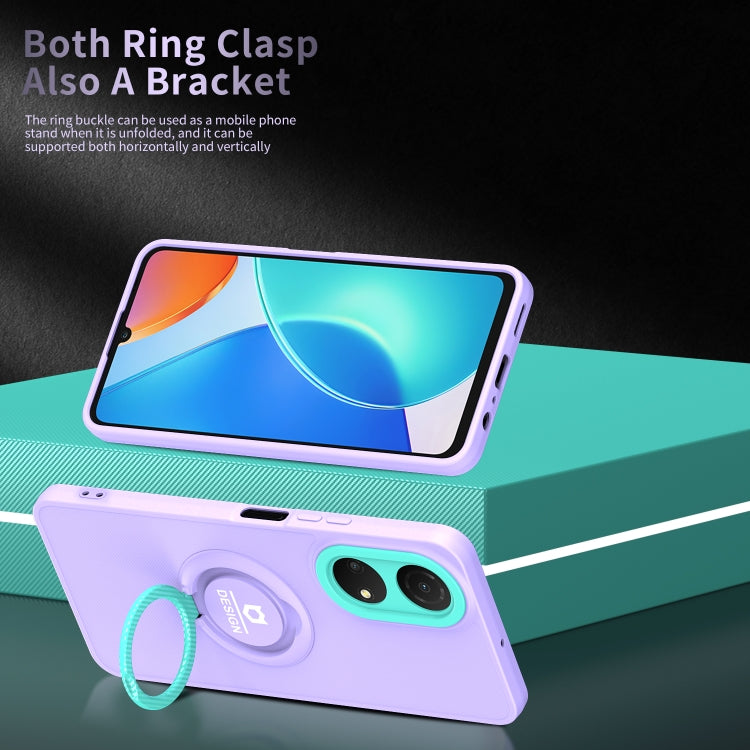 For Honor X7/Play 30 Plus Eagle Eye Ring Holder Phone Case