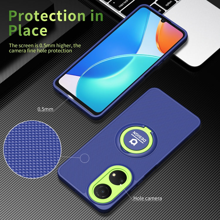 For Honor X7/Play 30 Plus Eagle Eye Ring Holder Phone Case