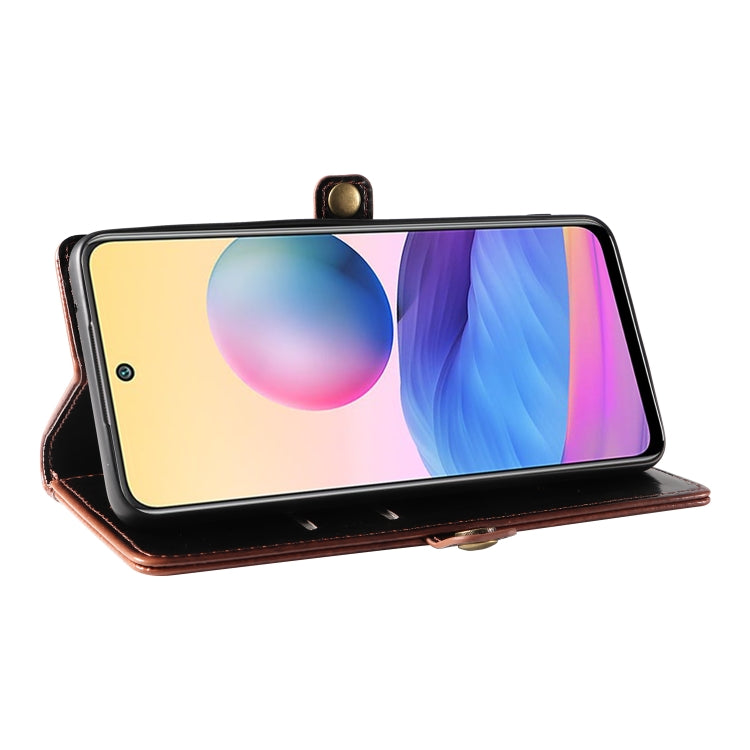 For Xiaomi Redmi Note 10 5G GQUTROBE RFID Blocking Oil Wax Leather Phone Case