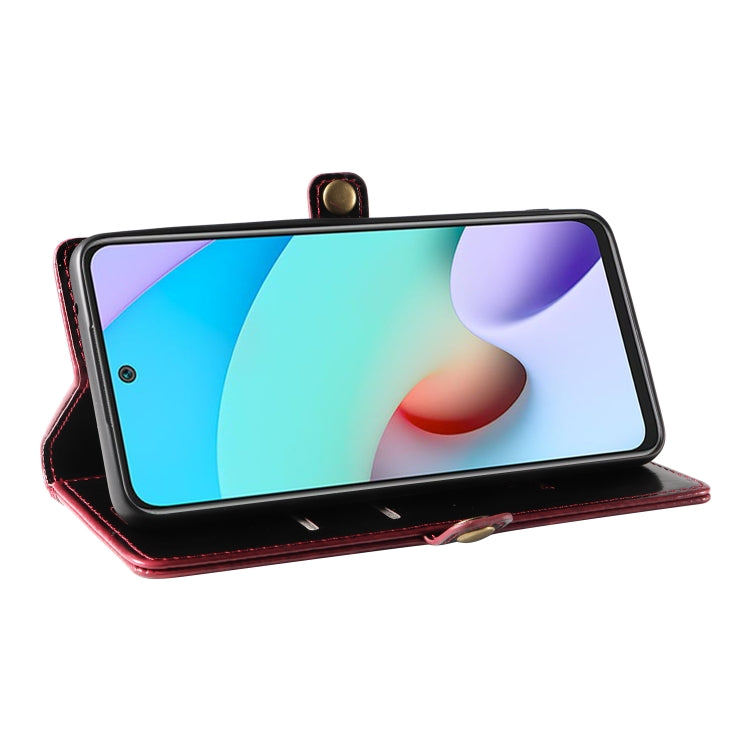 For Xiaomi Redmi 10 GQUTROBE RFID Blocking Oil Wax Leather Phone Case