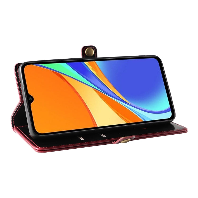 For Xiaomi Redmi 10A / 9C GQUTROBE RFID Blocking Oil Wax Leather Phone Case