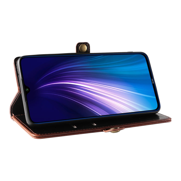 For Xiaomi Redmi Note 8T GQUTROBE RFID Blocking Oil Wax Leather Phone Case