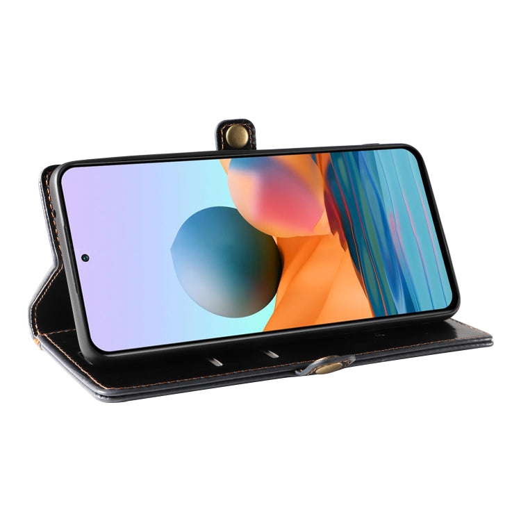 For Xiaomi Redmi Note 10 Pro 4G GQUTROBE RFID Blocking Oil Wax Leather Phone Case